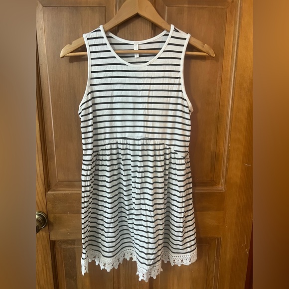 Pinkblush Tops - Pinkblush Maternity Black and White Striped Top